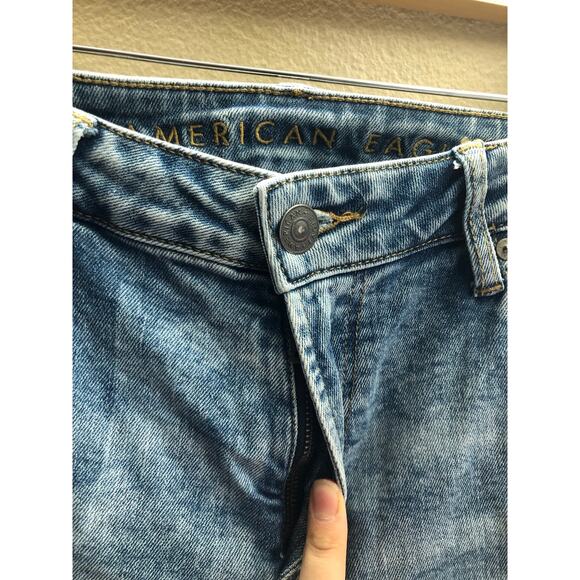 American Eagle Flex Men Blue Skinny Jeans Size 34x30 - Picture 2 of 8